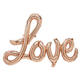 Ballon Love rose gold - 91 cm