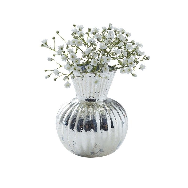 Mini vase argent Modern Confetti