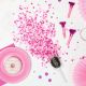 Confettis push pop rose