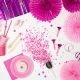Confettis push pop rose
