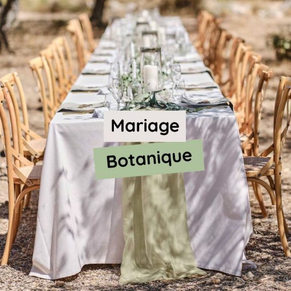 Mariage botanique chic